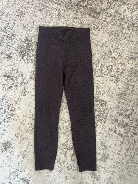 Vuori Black High-Rise Dot-Print Leggings